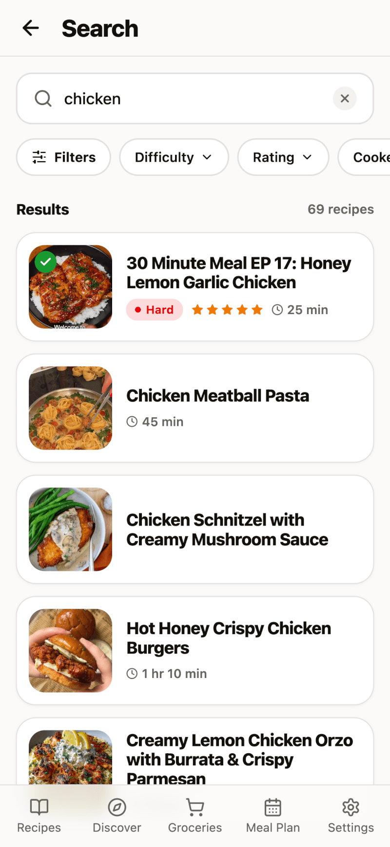 Search results for chicken