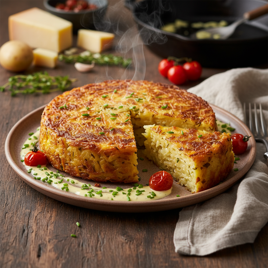 Golden Potato Cake